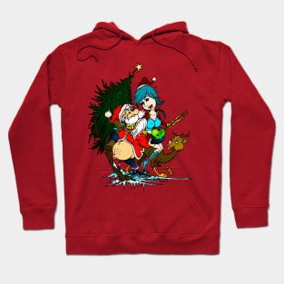 christmas santa claus eden and eve Hoodie